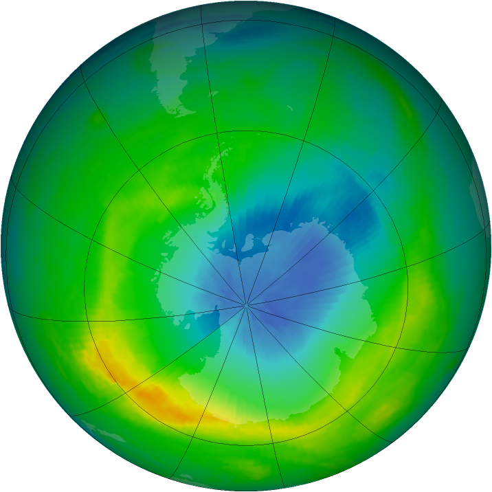 Ozone Map 1984-11-07